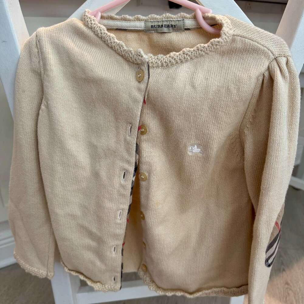 Kids Burberry Cardigan